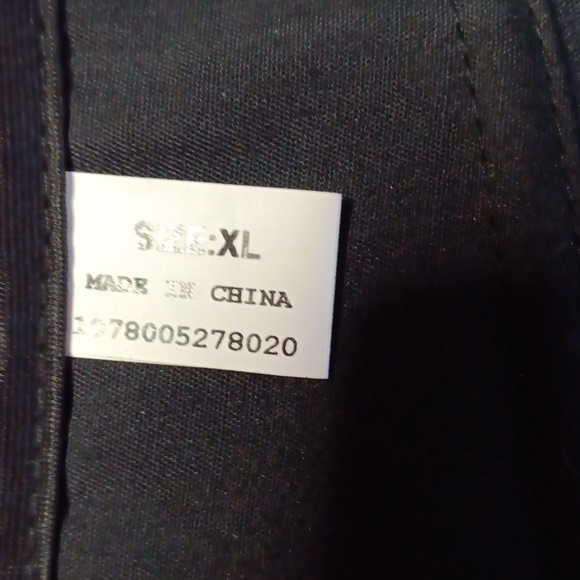 Black & Purple Sparkly Corset With Ruffke Trim (Asian XL) - Picture 15 of 15